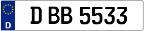 Truck License Plate